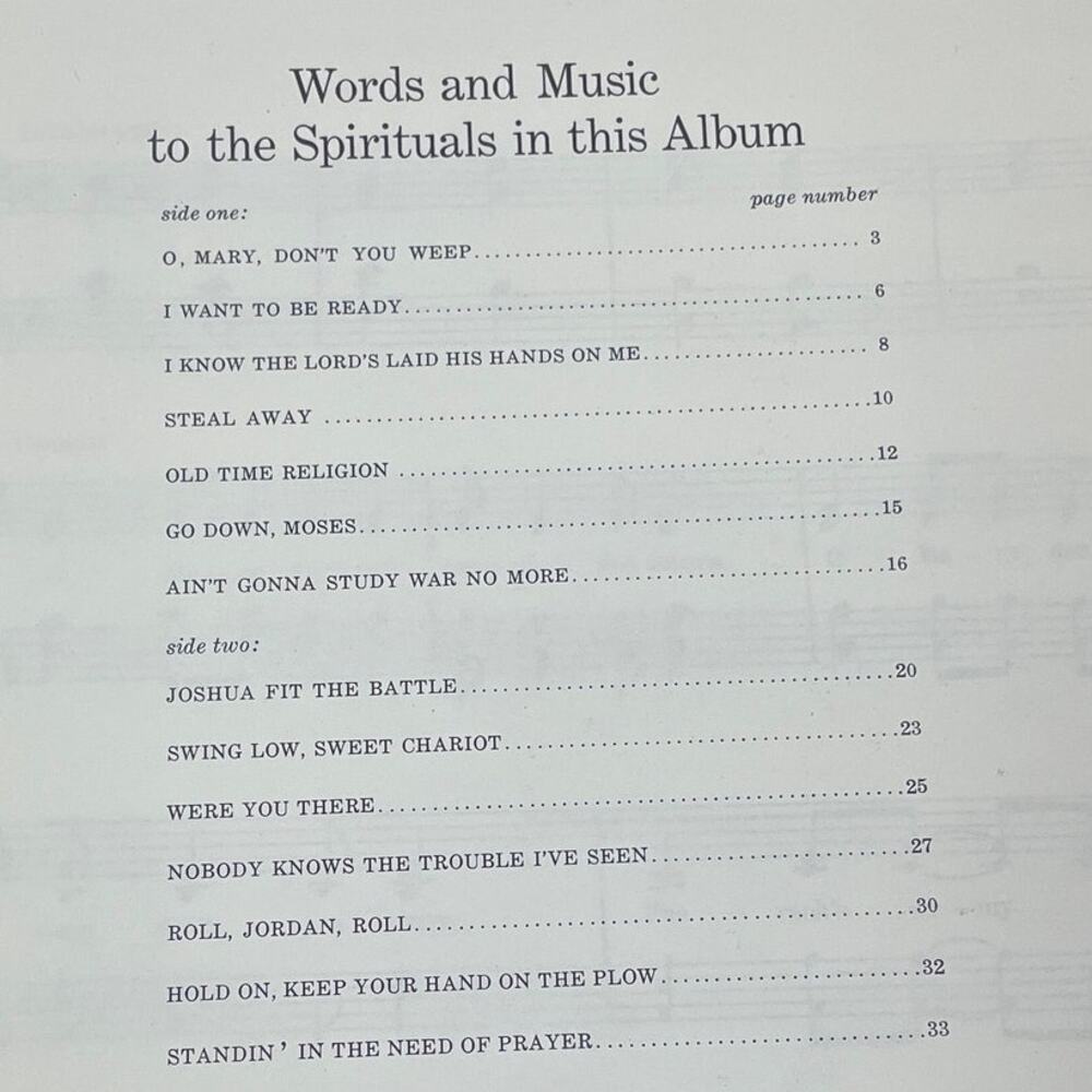 Vintage 1960 Tennessee Ernie Ford Sing A Spiritual With Me Book LP Vinyl Record - Picture 2 of 3